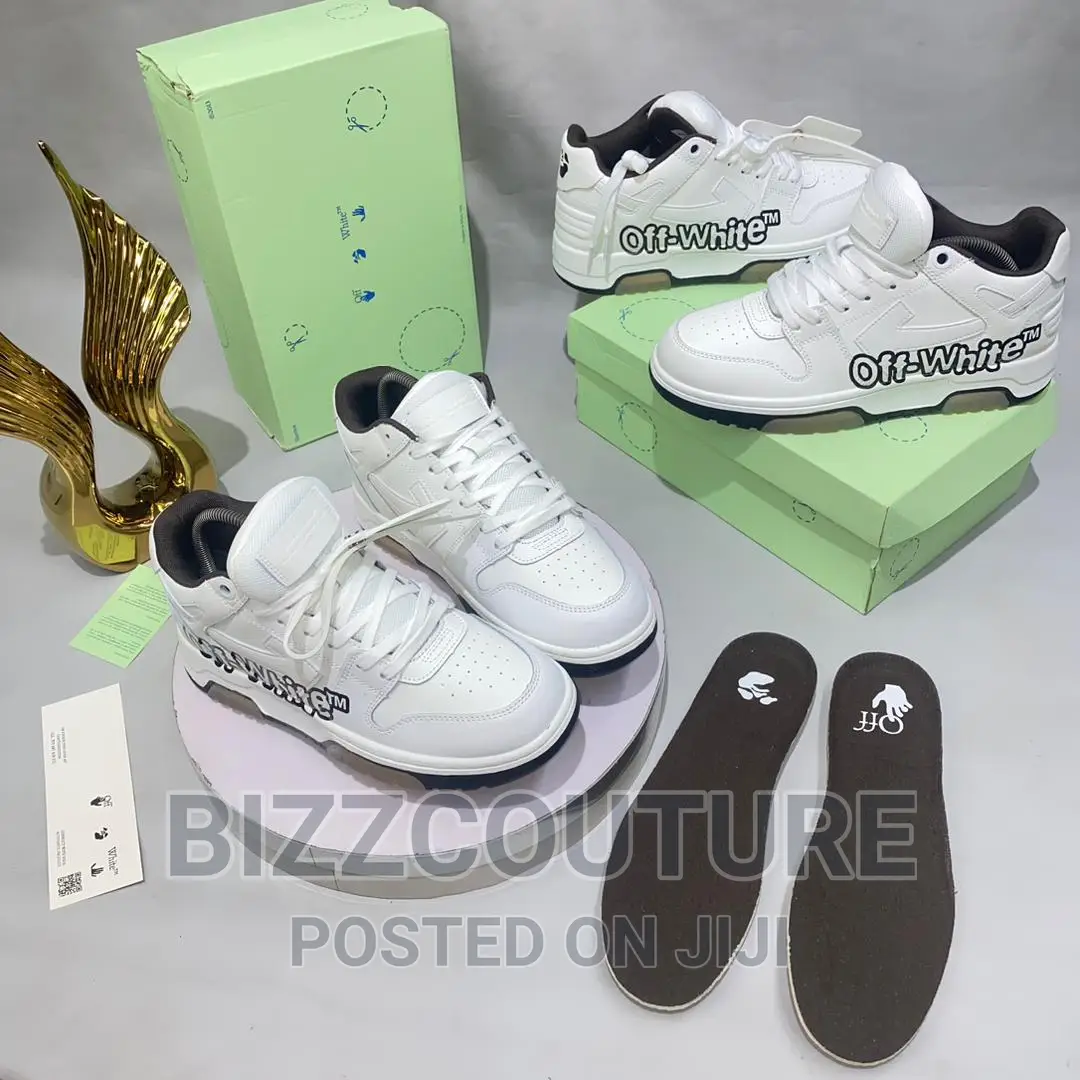 Original OFF-WHITE White Sneakers Available in Store