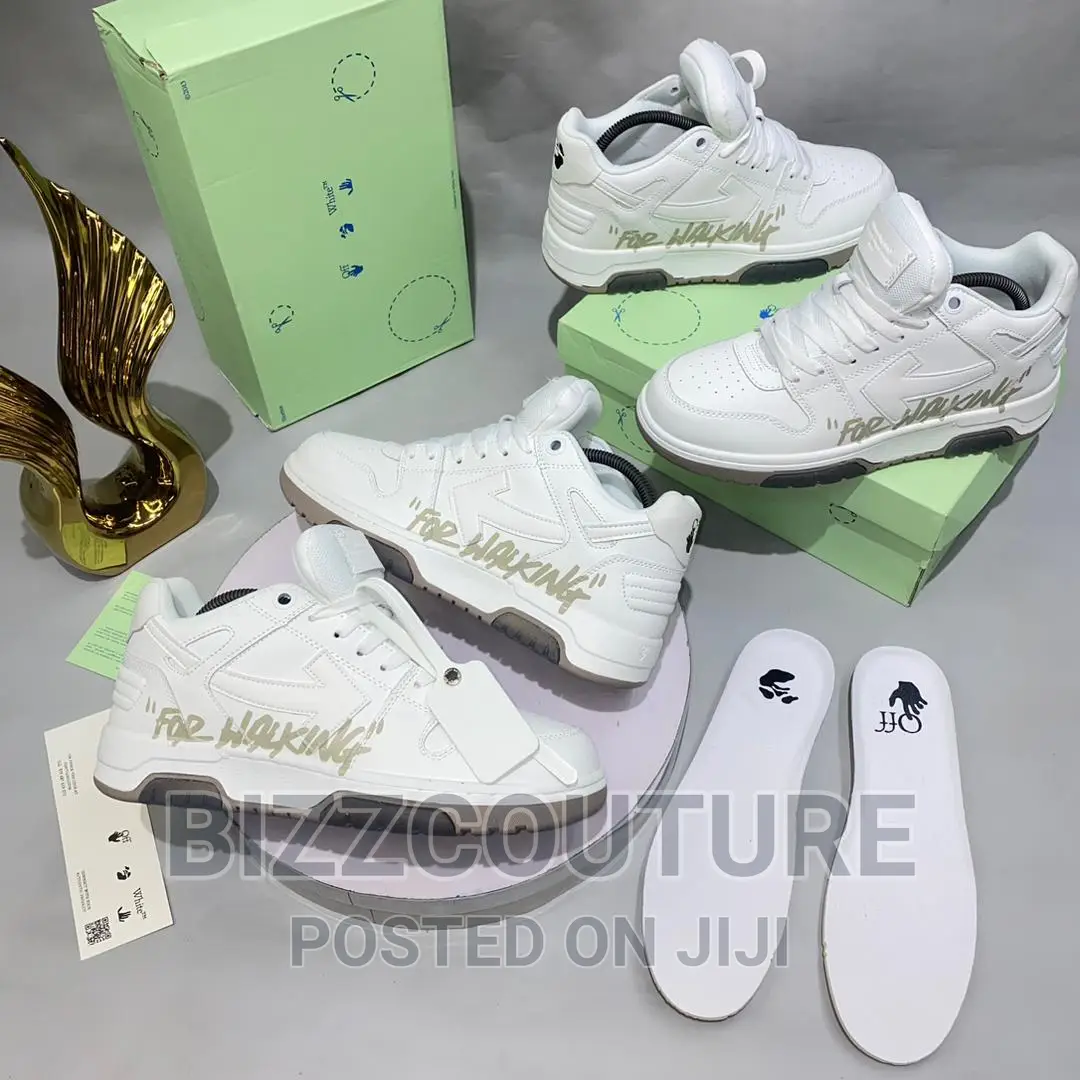 Original OFF-WHITE White Sneakers Available in Store