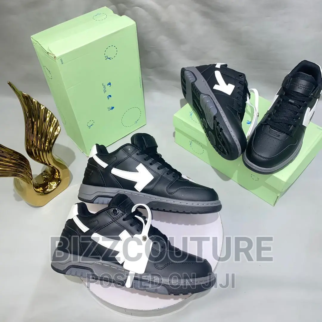 Original OFF-WHITE Gray Sneakers Available in Store