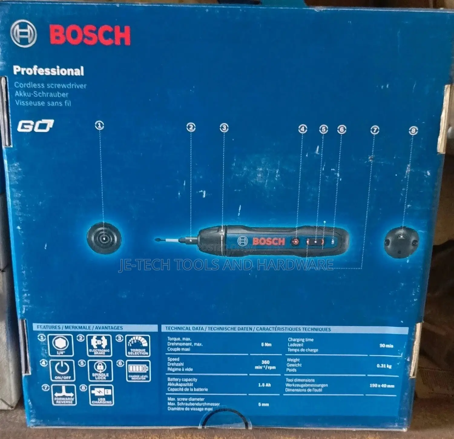 Bosch Cordless Screwdriver