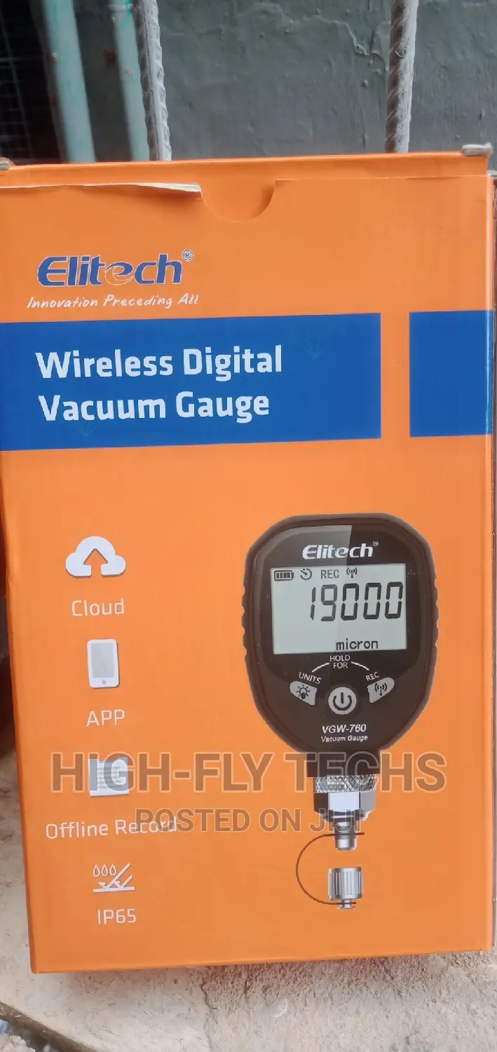 Elitech VGW-760 Wireless Digital Vacuum Guage