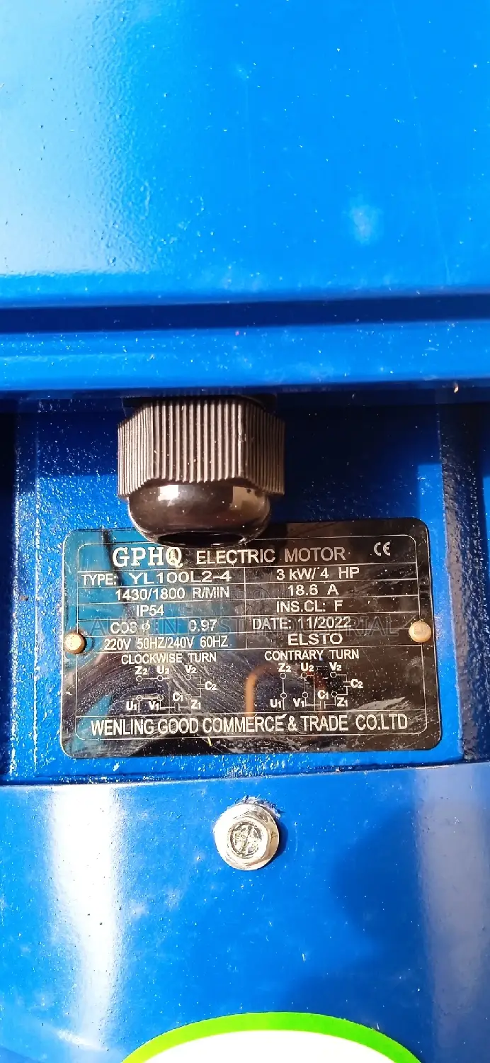Electric Motor Single Phase 3kw 4hp