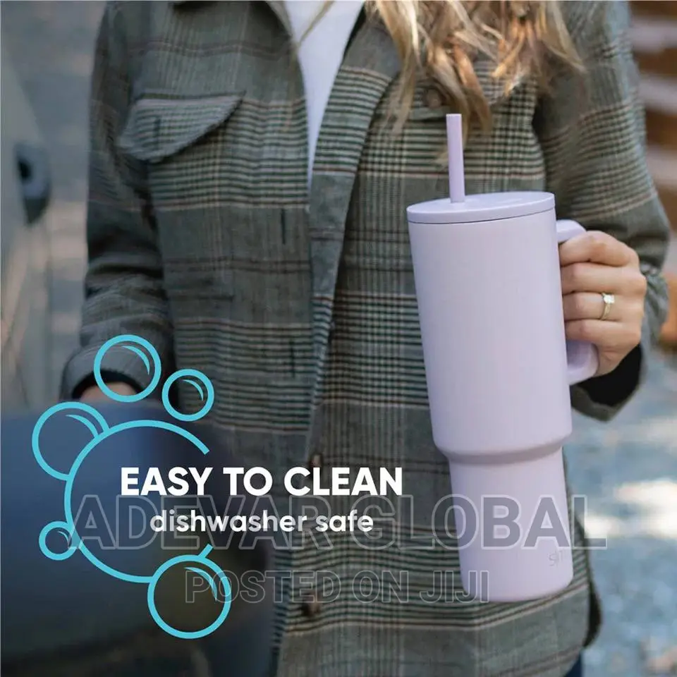 Thermos Water Tumbler With Handle Water Bottle With Straw