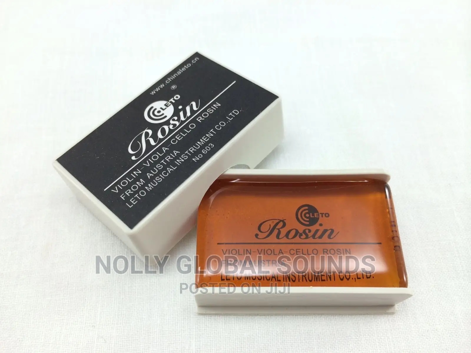 Violin, Viola, Cello, Rosin (Leto 603) 2-Pieces