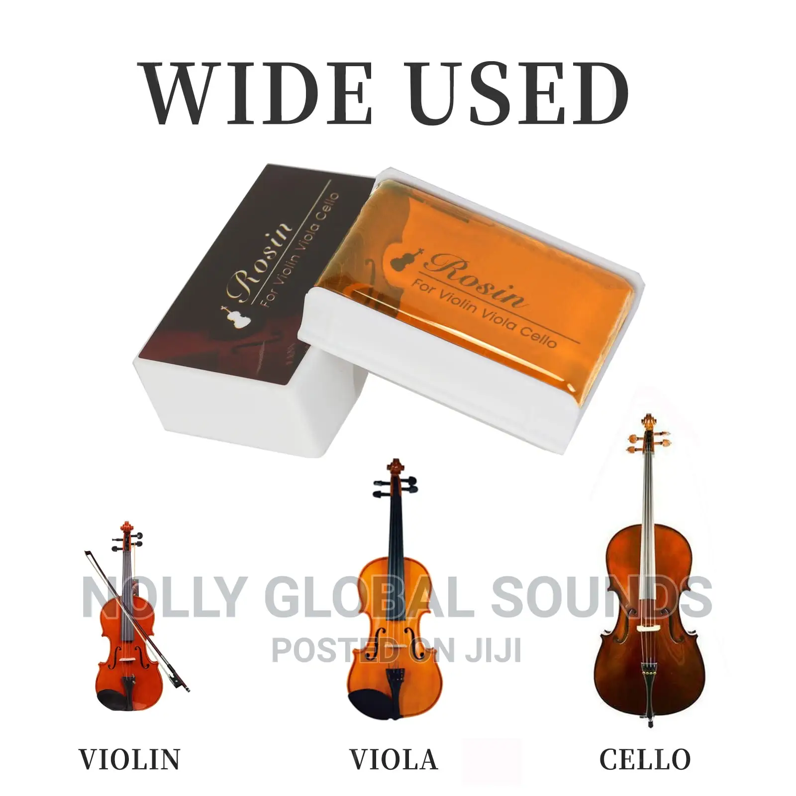 Violin, Viola, Cello, Rosin (Leto 603) 2-Pieces