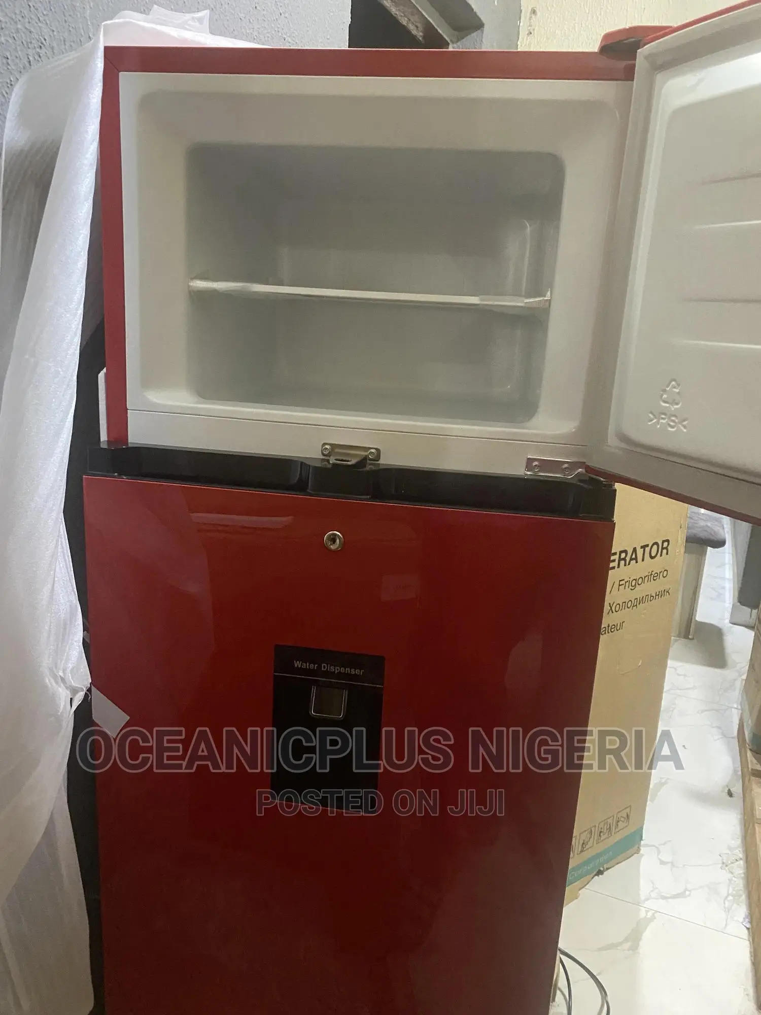 BRAND NEW Hisense 204 Liters Refrigerator Double Door /RED