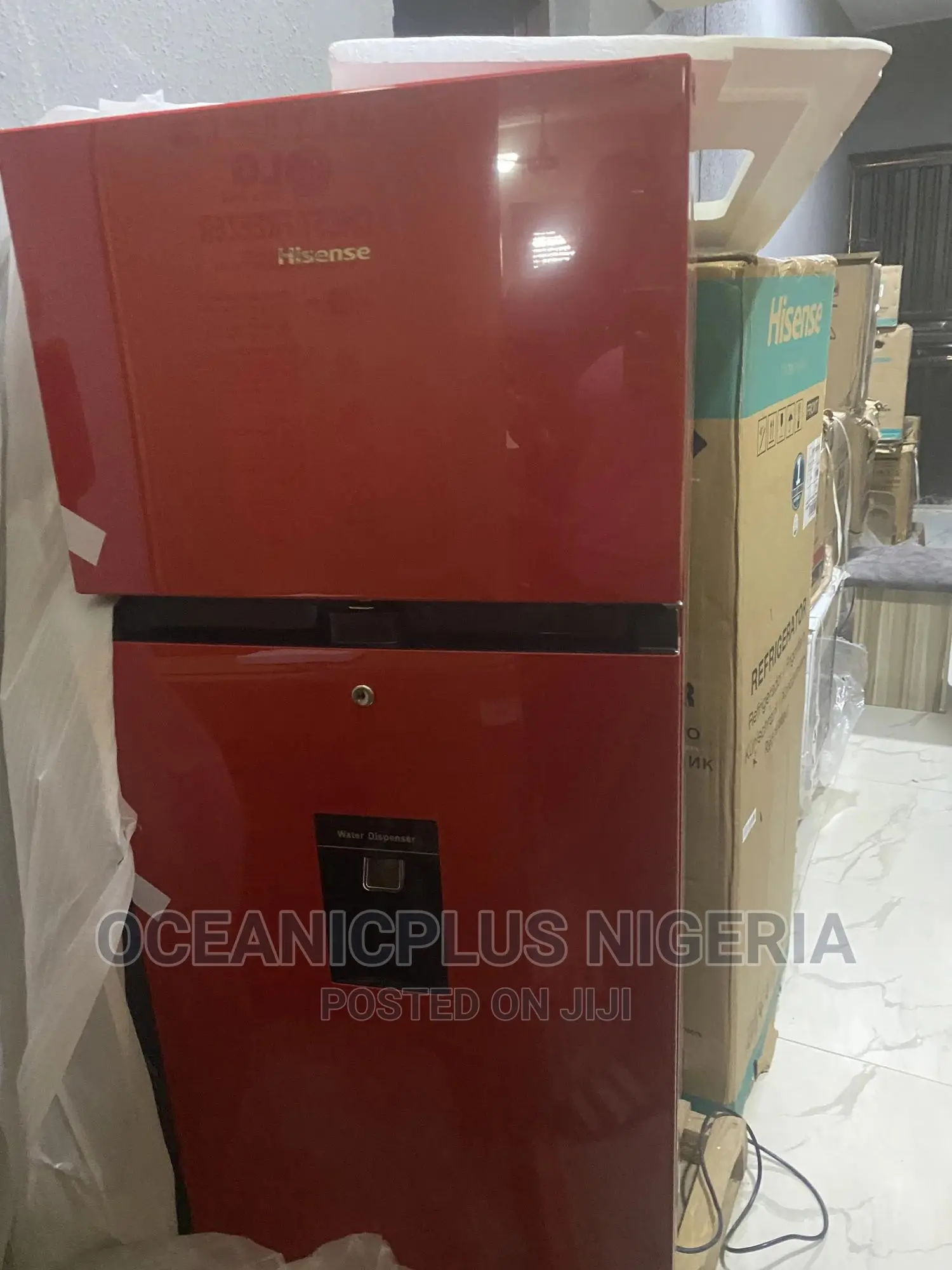 BRAND NEW Hisense 204 Liters Refrigerator Double Door /RED