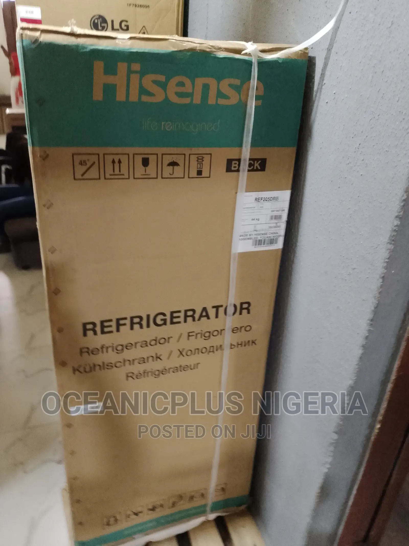 BRAND NEW Hisense 204 Liters Refrigerator Double Door /RED