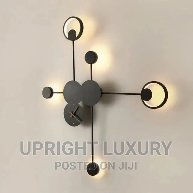 Wall Clock With LED Lights