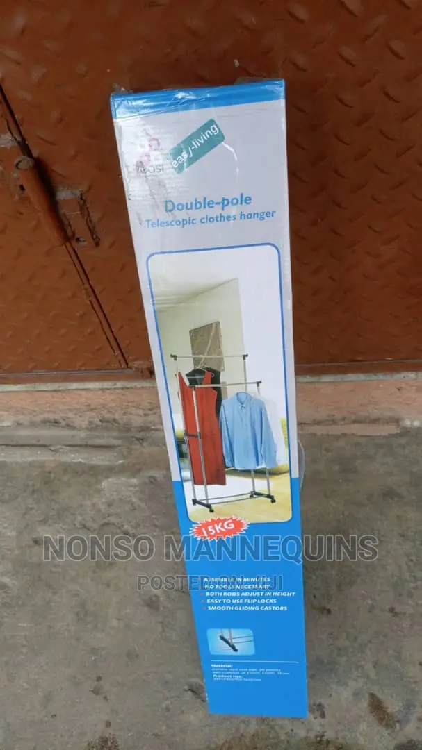 15kg Load Capacity Double Clothes Rack