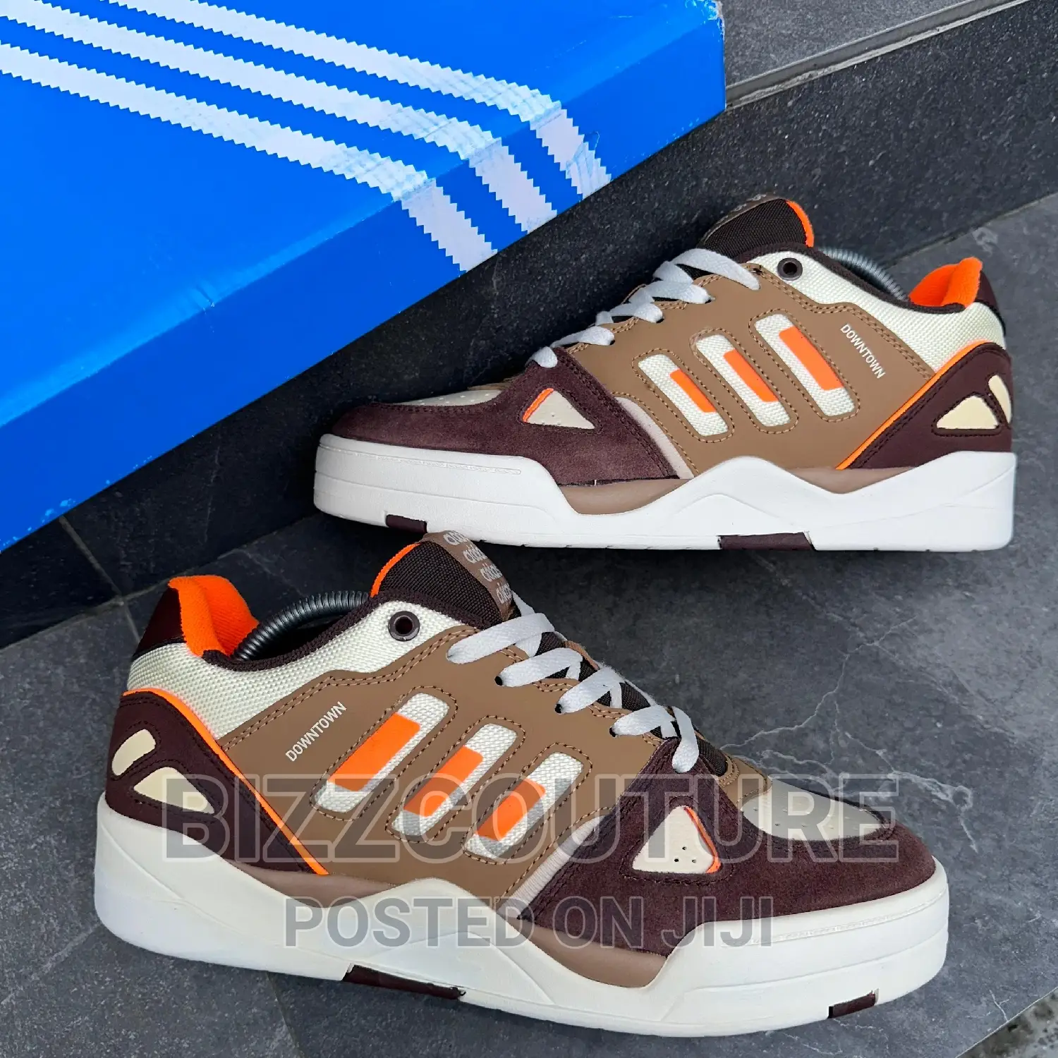 Original ADIDAS Down Town Sneakers Brown Available in Store