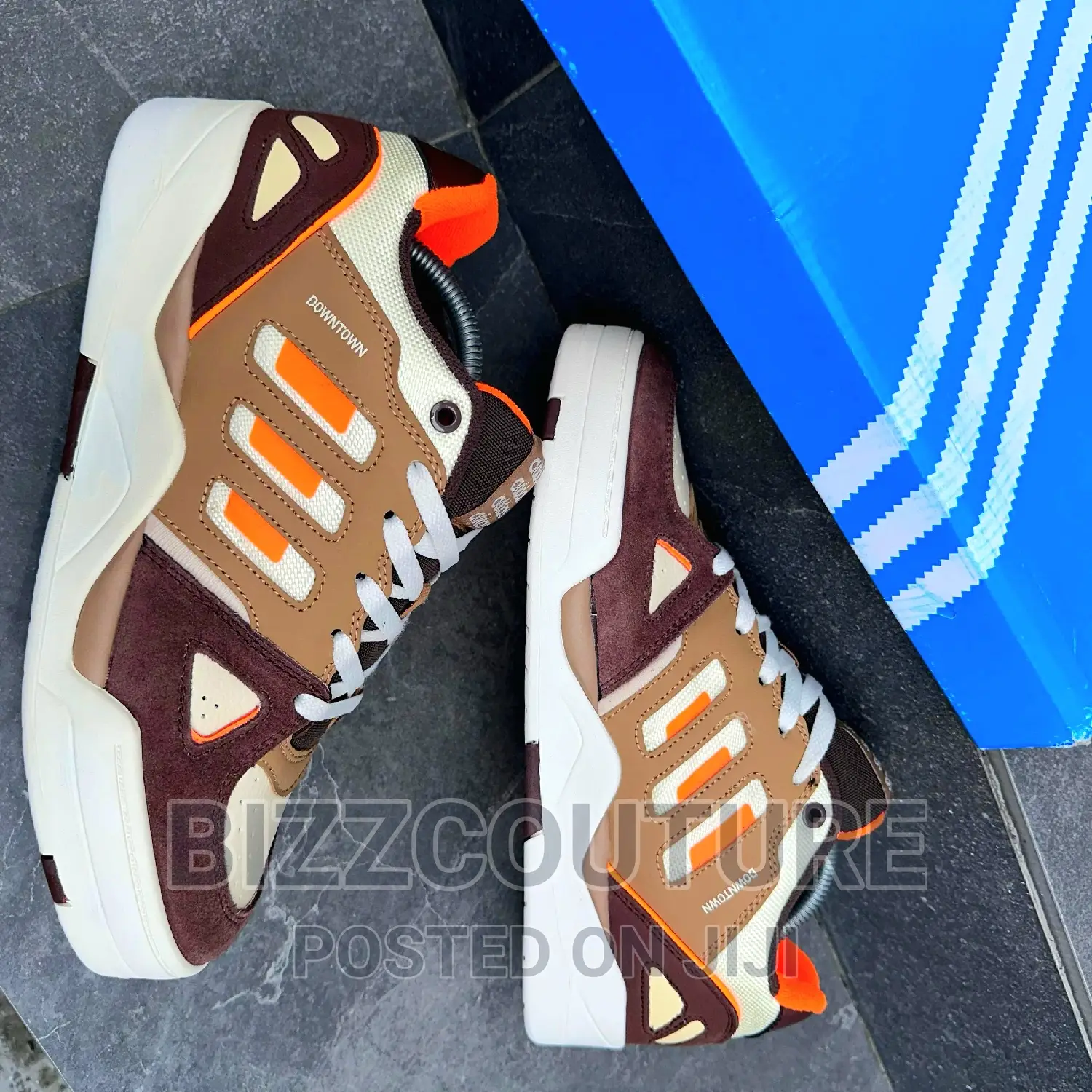 Original ADIDAS Down Town Sneakers Brown Available in Store
