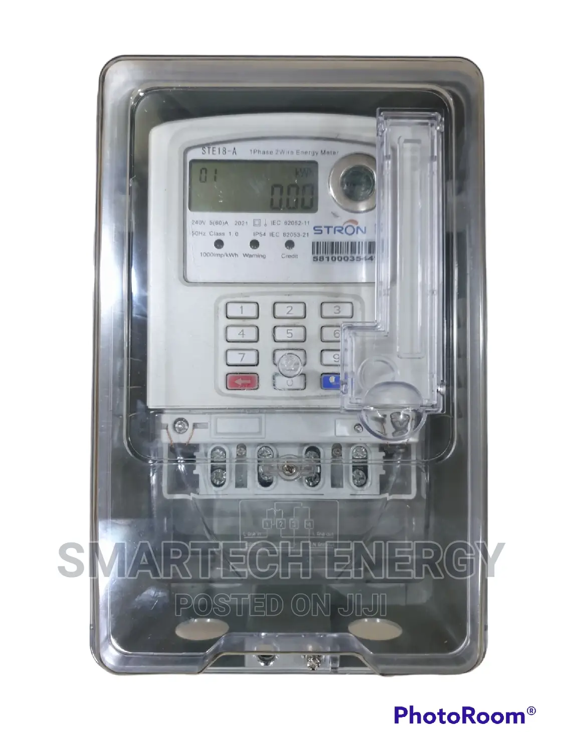 Single Phase Transparent Meter Box Without Breaker Slot