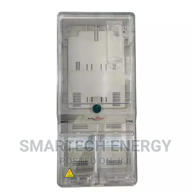 3 Phase Transparent Meter Box With 2 Breaker Slot