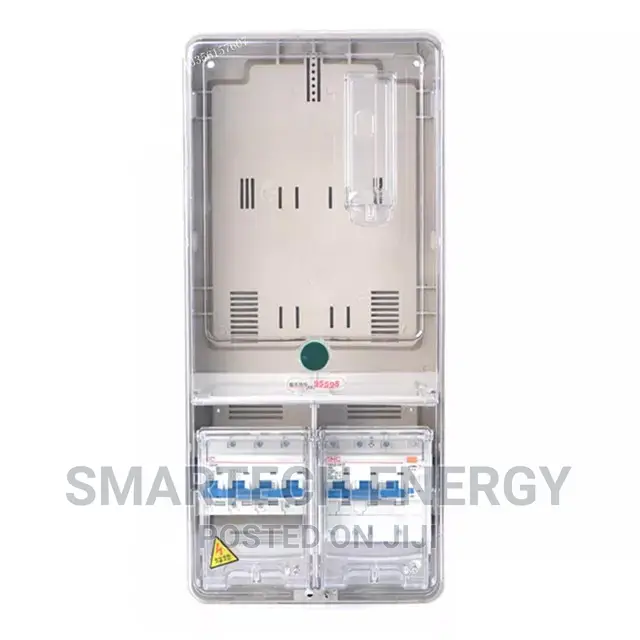 3 Phase Transparent Meter Box With 2 Breaker Slot