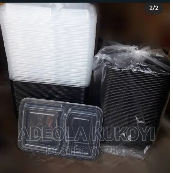 Very Thick 2 Compartments Food Bowl (1000pcs)