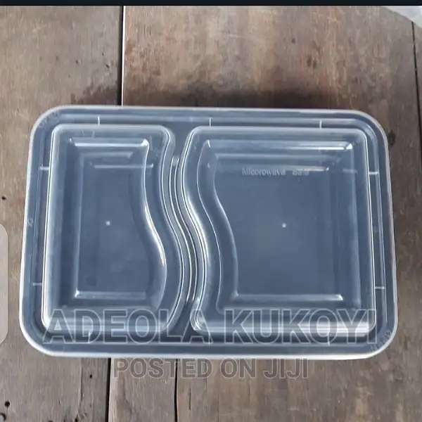Very Thick 2 Compartments Food Bowl (1000pcs)