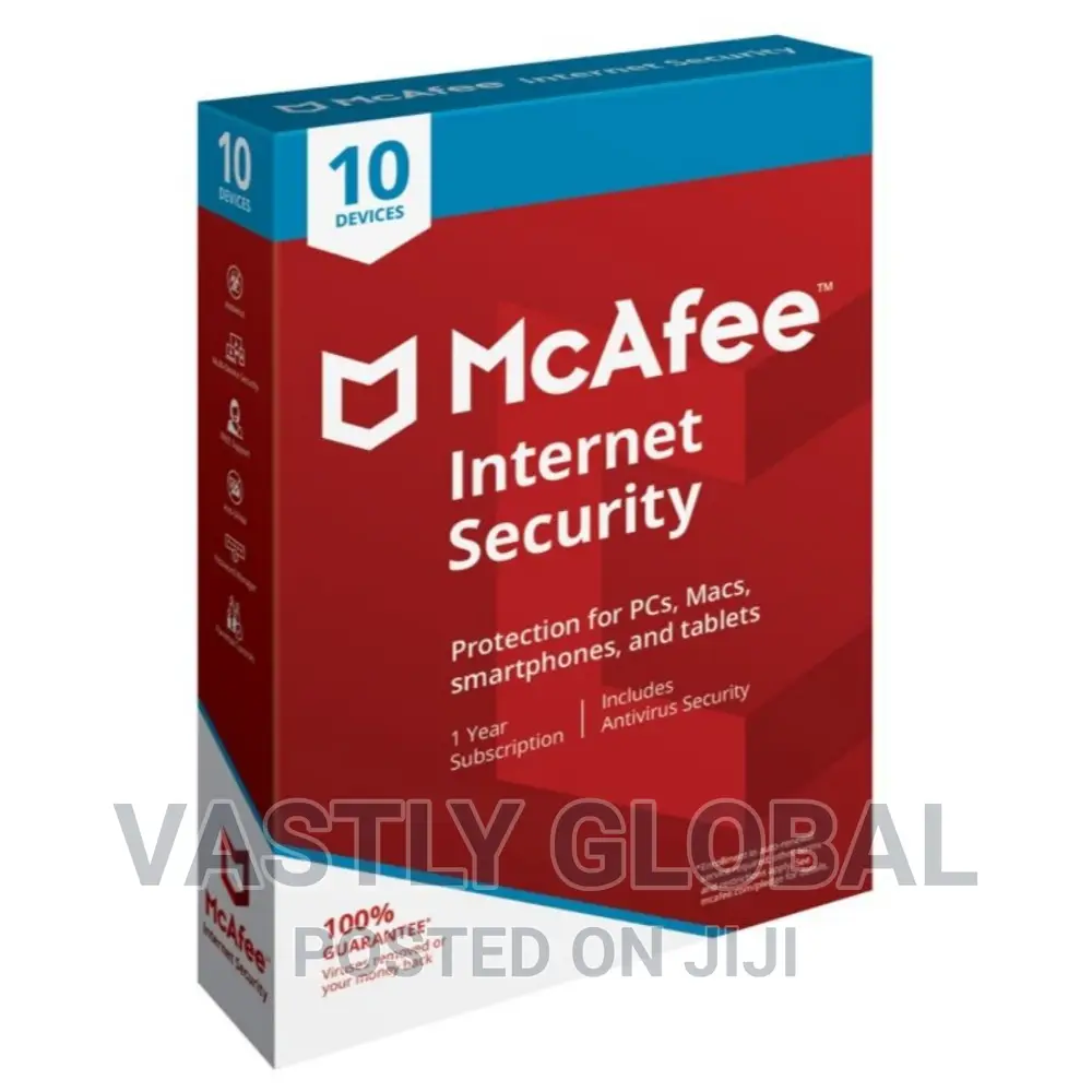 McAfee Internet Security 10 Devices - 1 Year