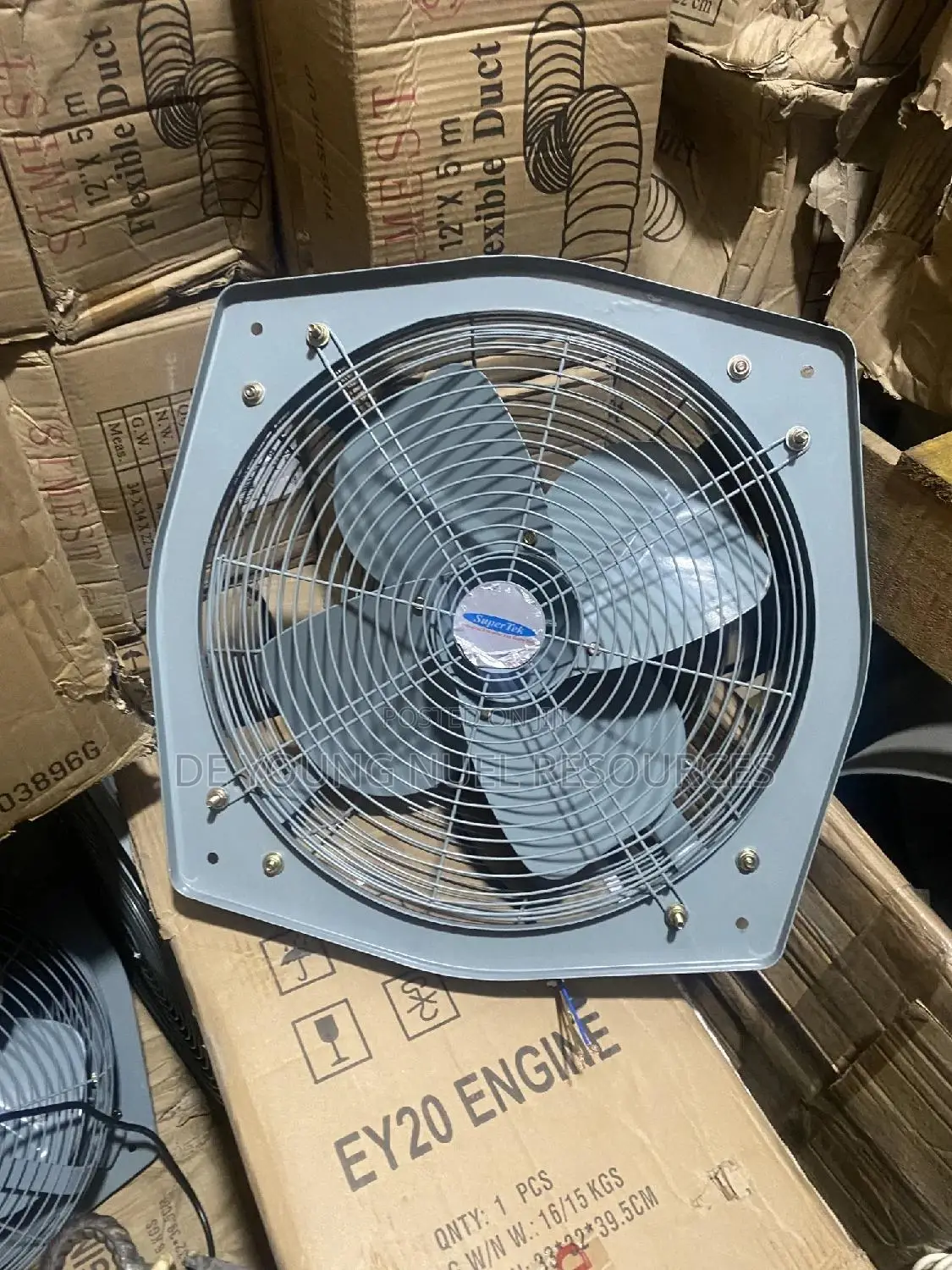 Industrial Exhaust Fan 16" Iron Body
