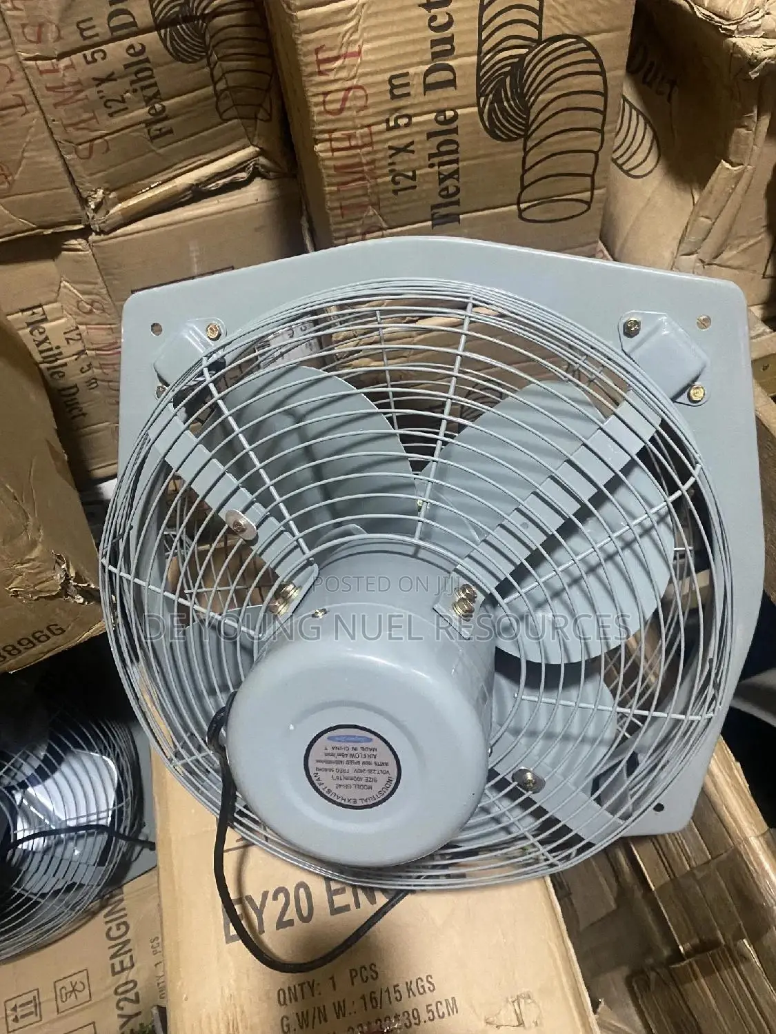 Industrial Exhaust Fan 16" Iron Body