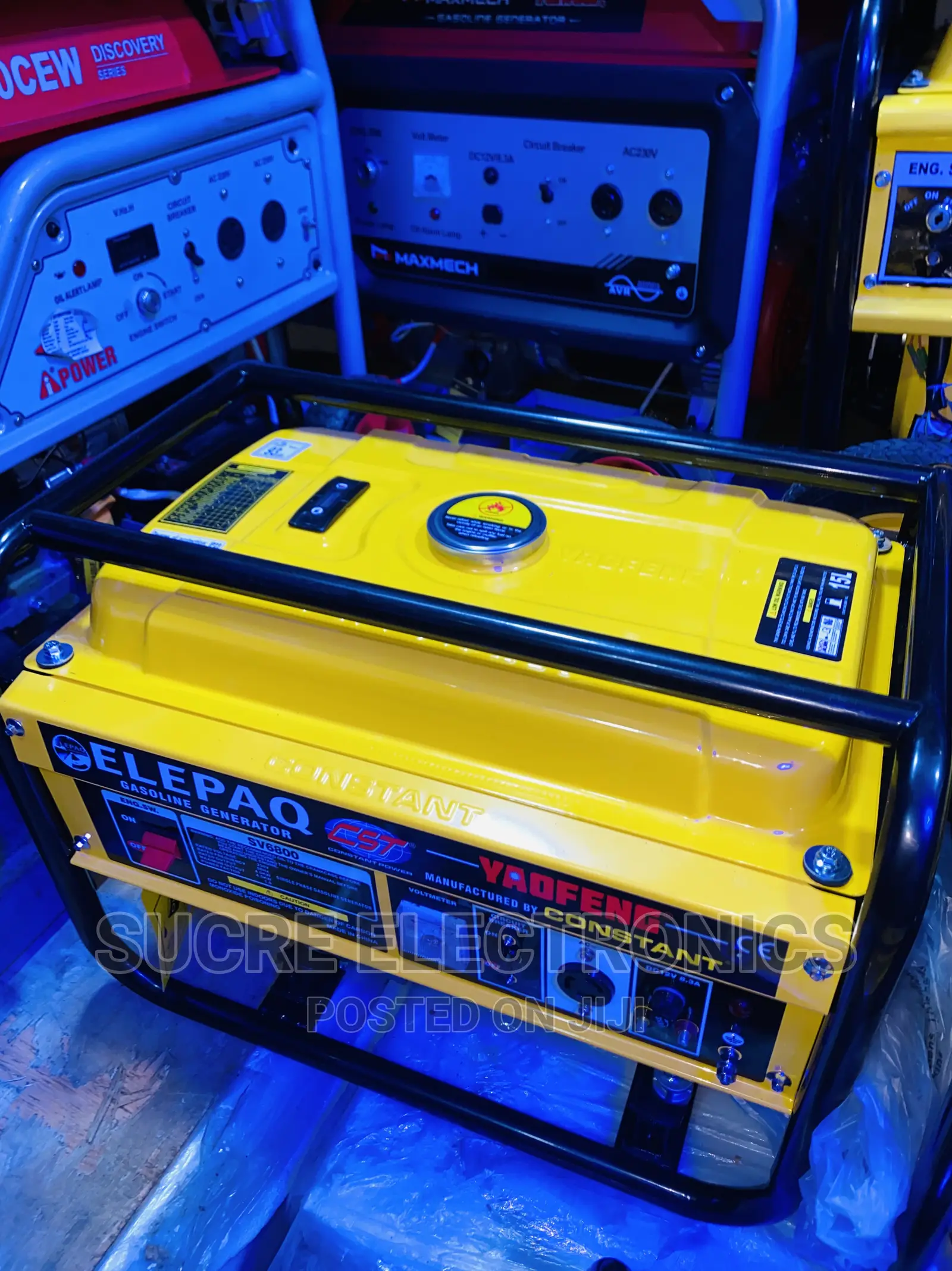 SV6800 Elepaq 4.5kva Manual Petrol Generator