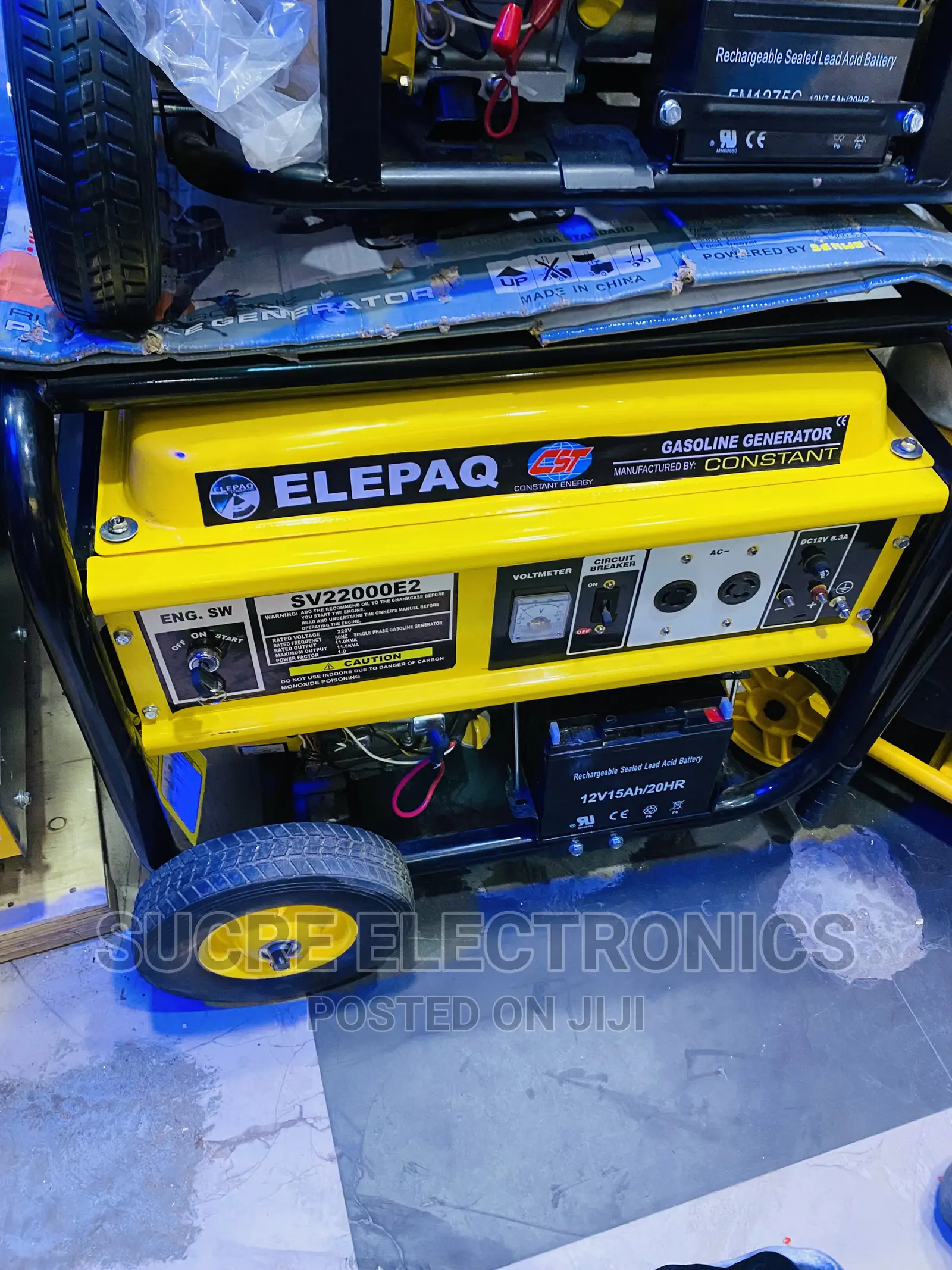 10/11kva Original Elepaq Petrol Generator