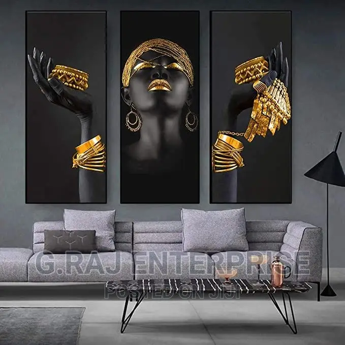 Conjoined Female Face and Hands on Canvas Prints