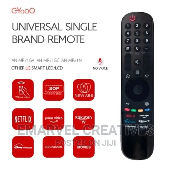 Universal Magic Lg Remote With Rakuten Tv / Lg Channels