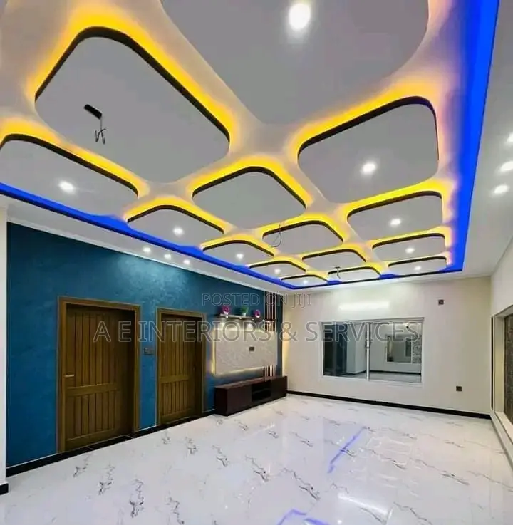 Interior Design Pop Ceiling, Screeding, Decorative Painting