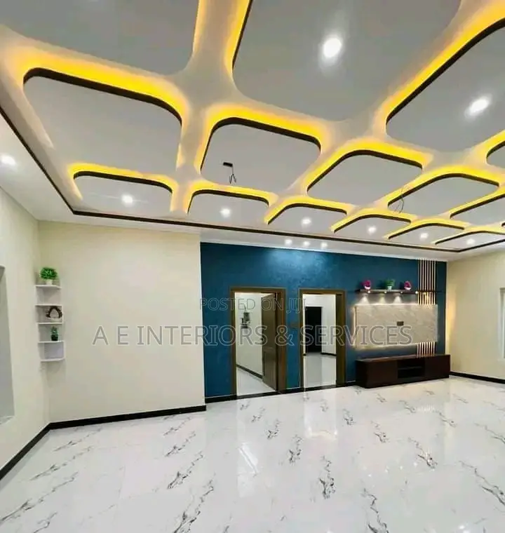 Interior Design Pop Ceiling, Screeding, Decorative Painting