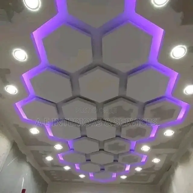Interior Design Pop Ceiling, Screeding, Decorative Painting