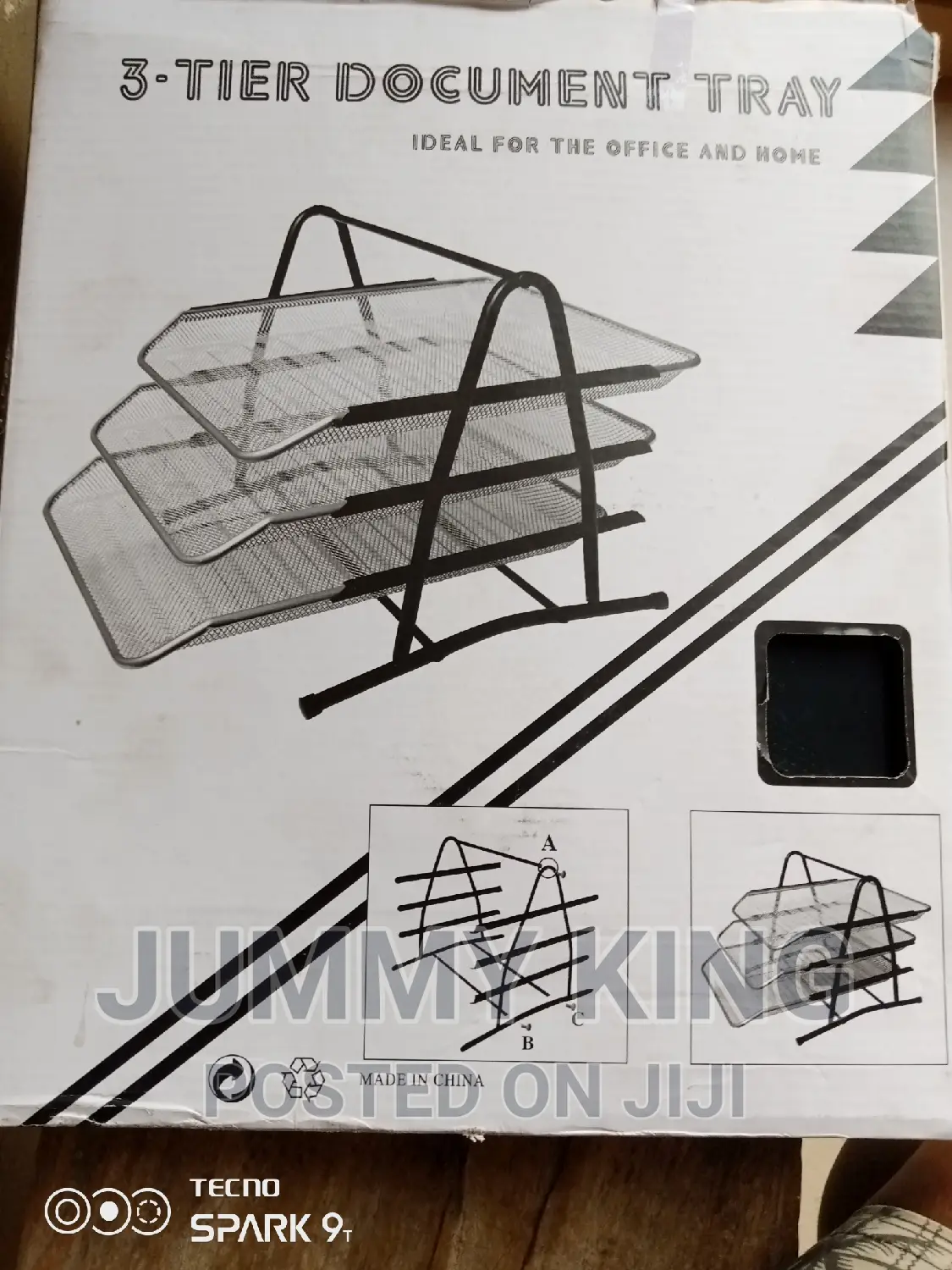 3 Tiers - Table Top Document Tray