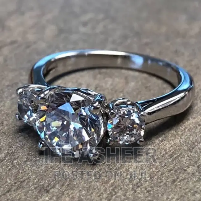 U.S Sterling Silver Ladies Proposal Ring - Silver