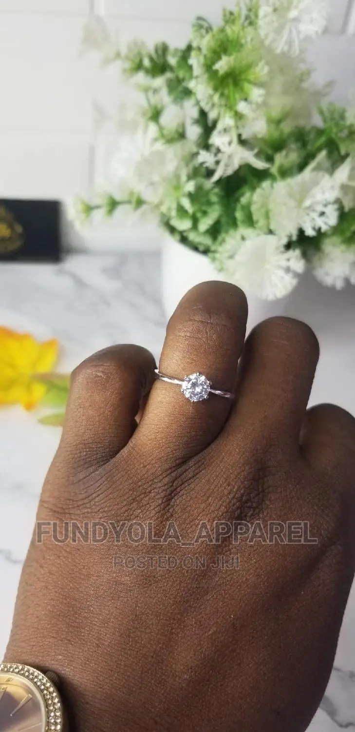 Adjustable 925 Sterling Silver Engagement Ring