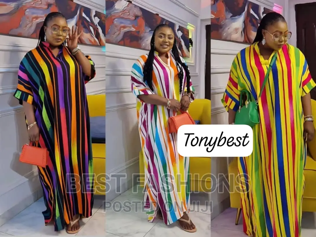 Elegant Ladies Multi Color Bubu Gowns