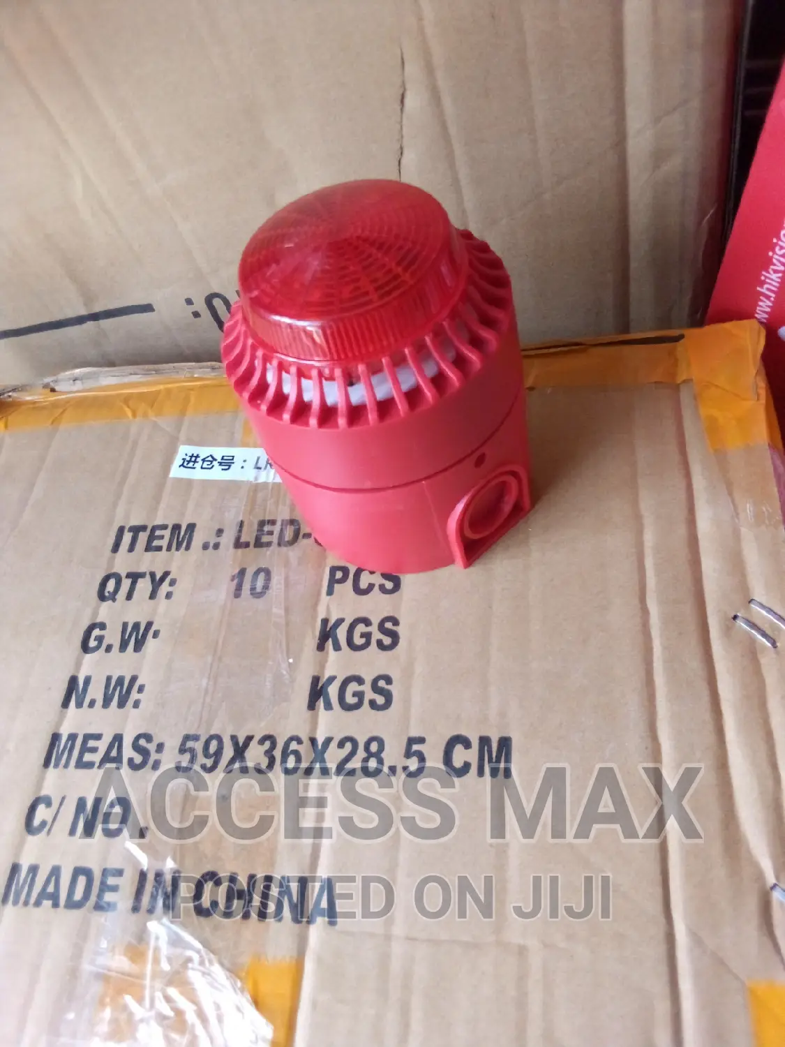 Conduit Sounder Siren With Flash Light