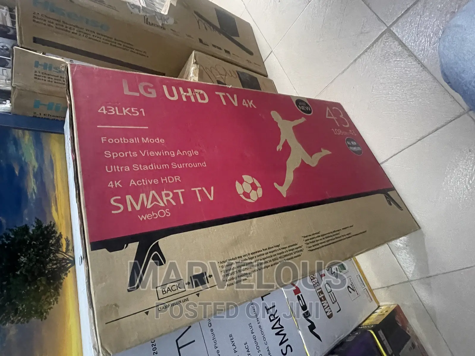 Brand New LG 43inch Full HD Smart Framless Television
