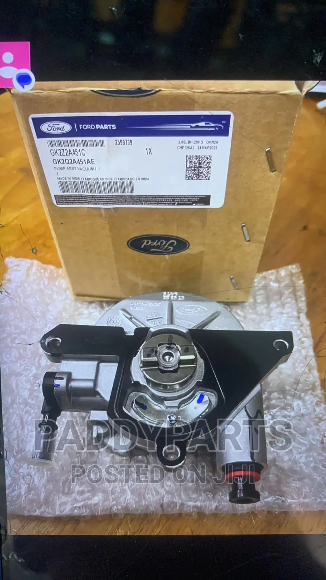 Ford Escape Brake Vaccum Pump 2012-2018