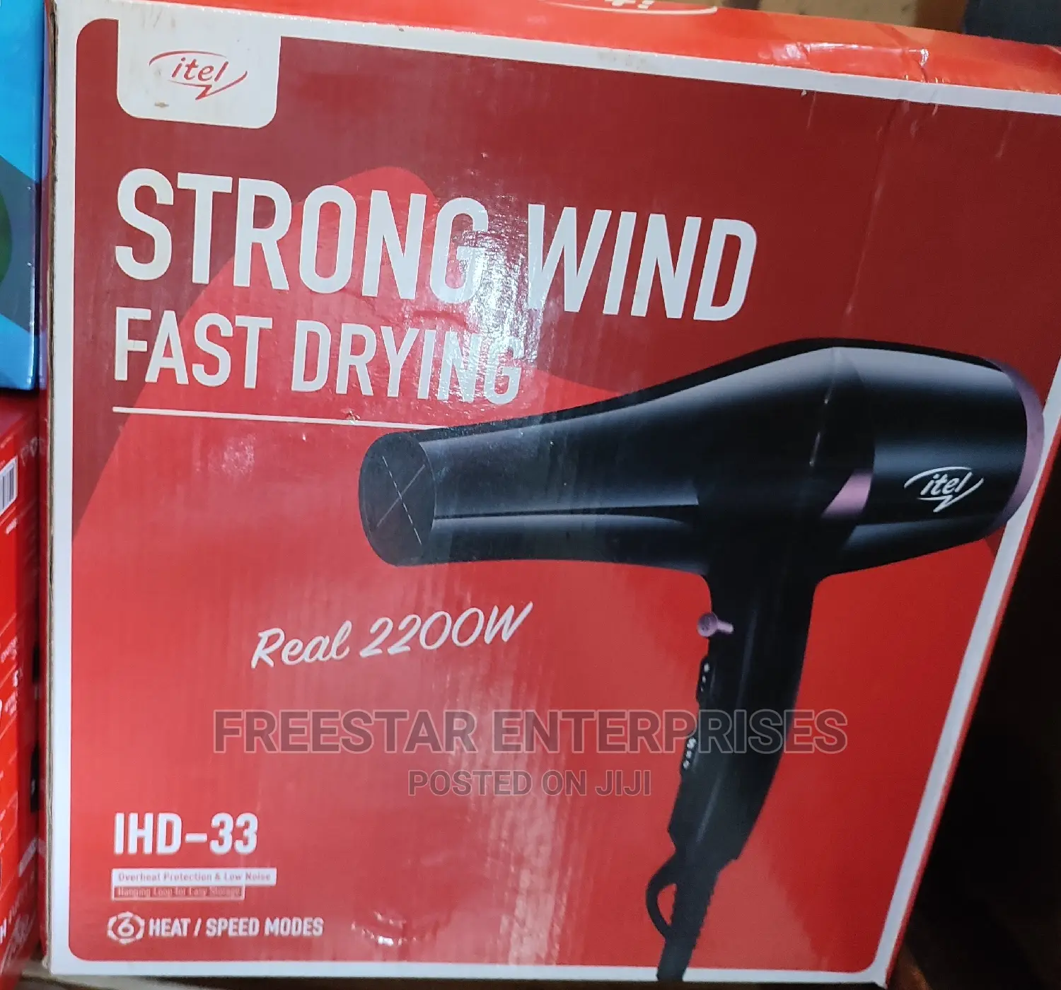 Itel 2200W Dryer. Itel Hair Dryer. Itel Strong Wind Dryer.