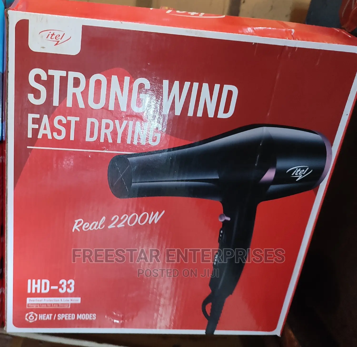 Itel 2200W Dryer. Itel Hair Dryer. Itel Strong Wind Dryer.