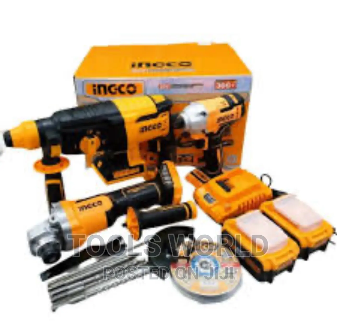 Ingco Lithium-ion Cordless 3pcs Combo Kitcosli230520