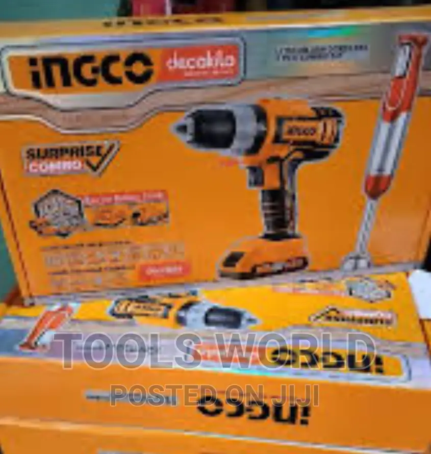 INGCO Lithium-Ion Impact Drill (CIDLI20031) 2pcs Combo