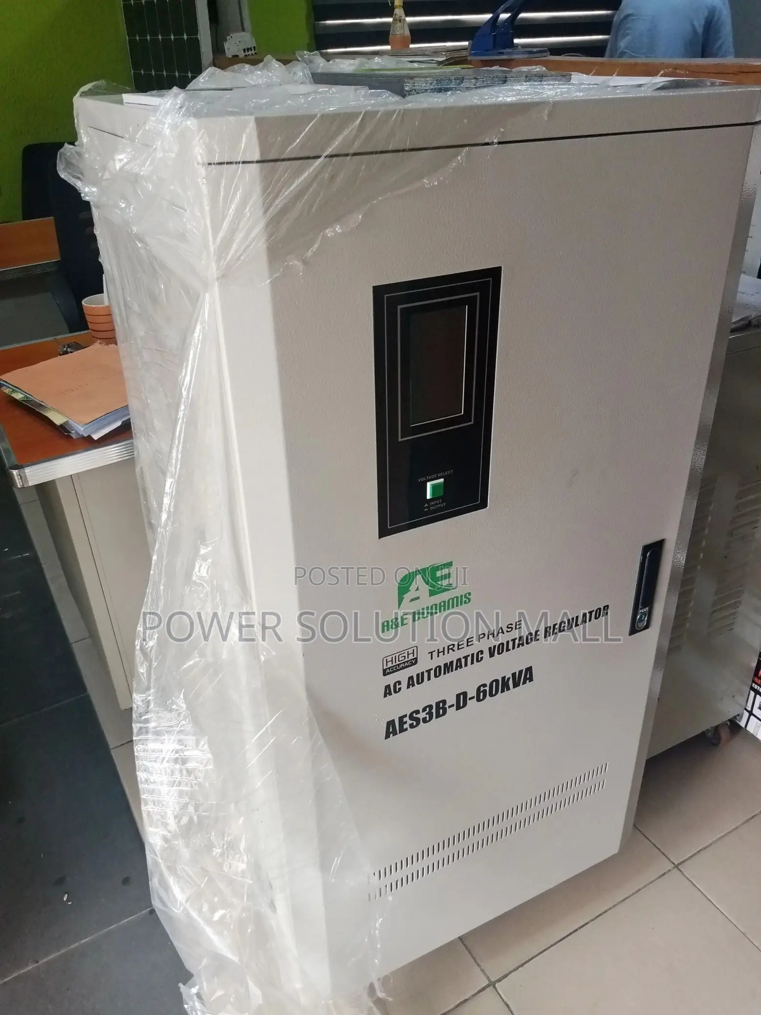 A E 60kva 3-Phase Stabilizer With 1 Year Warranty