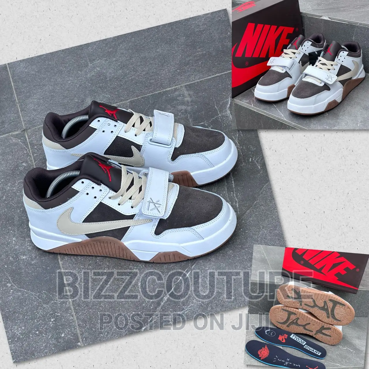 Original TRAVIS SCOTT Jordan Cut Chech Available in Store