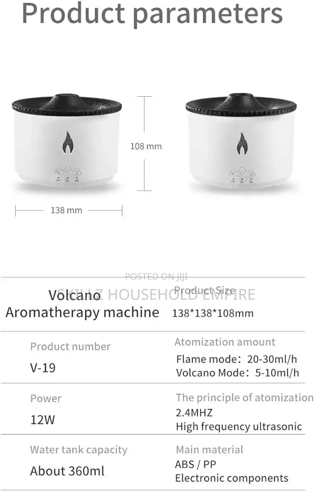 Volacano Flame Humidifier