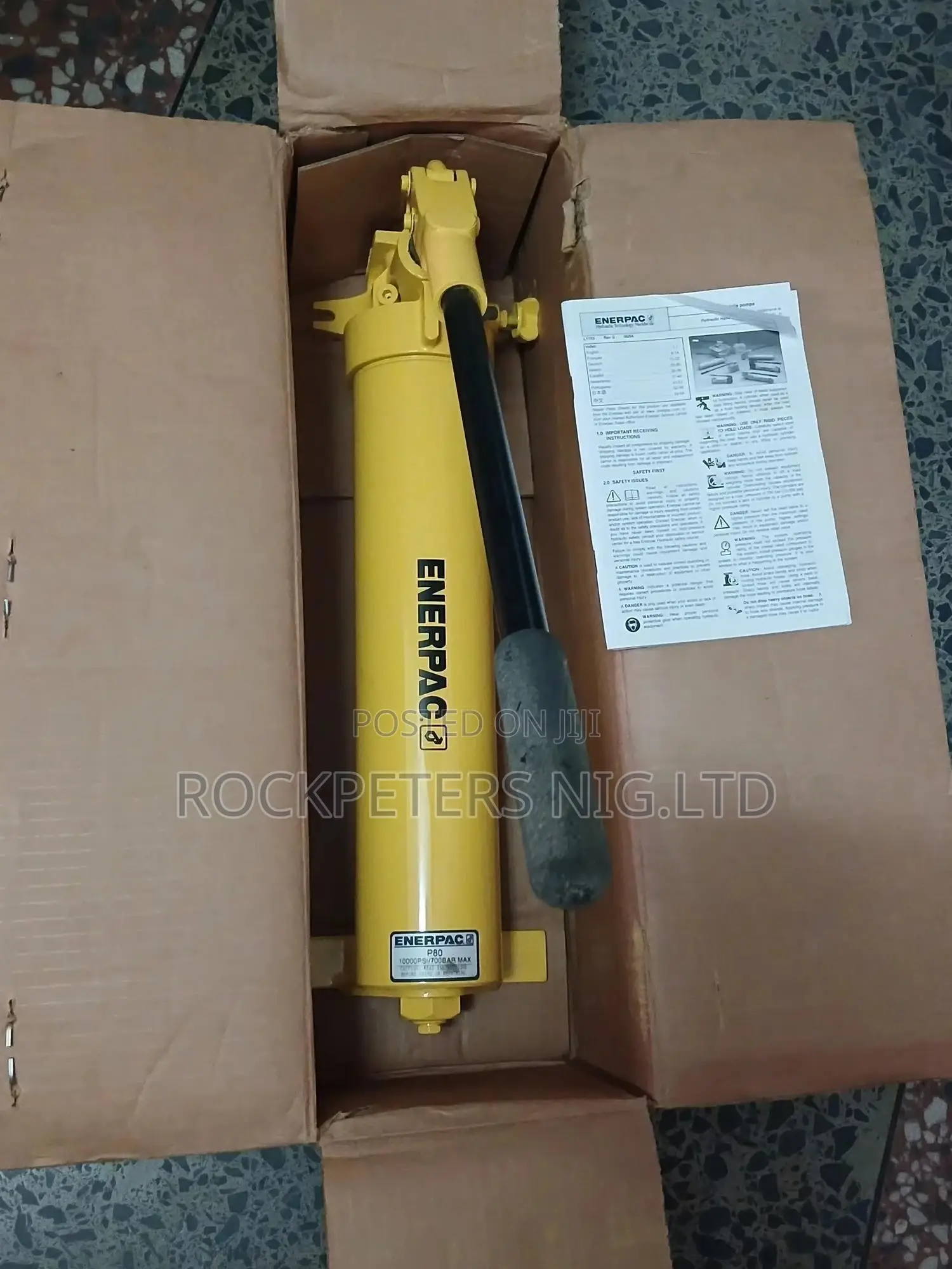 ENERPAC P80, Two Speed, ULTIMA Steel Hydraulic Hand Pump
