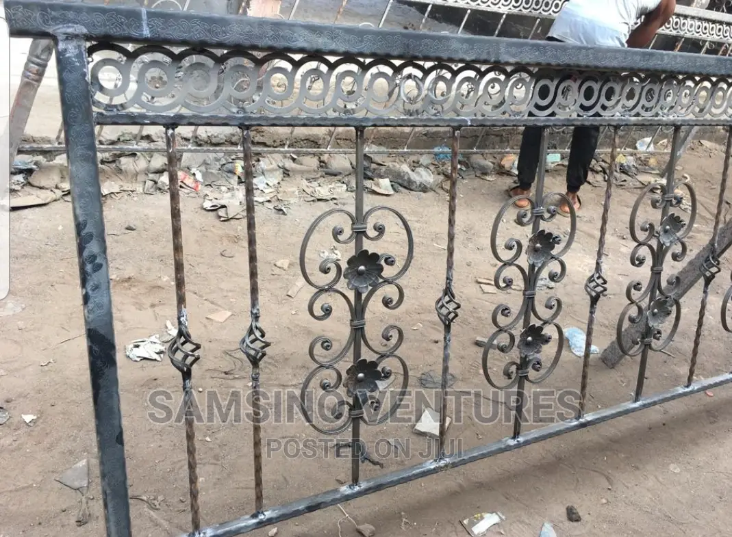 Handrail Wroth Iron in Different Designs.