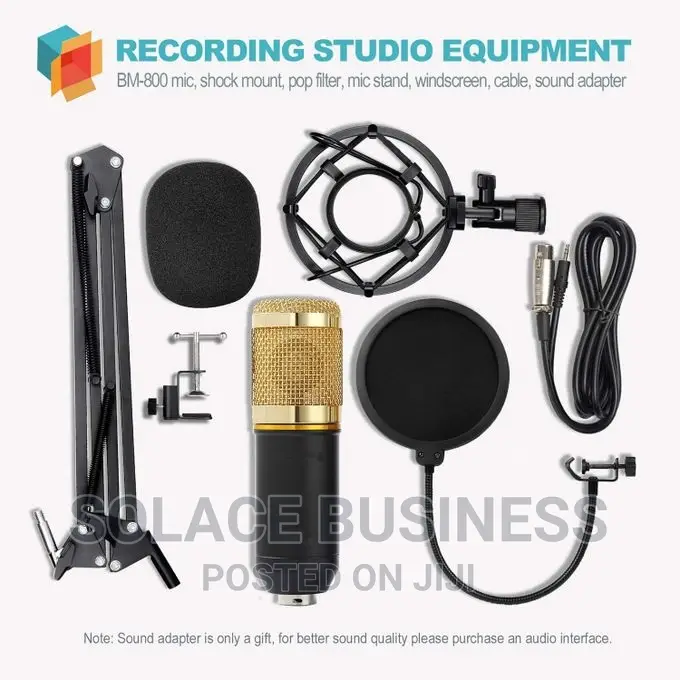 Live Soundcard + Bm800 Condenser Microphone