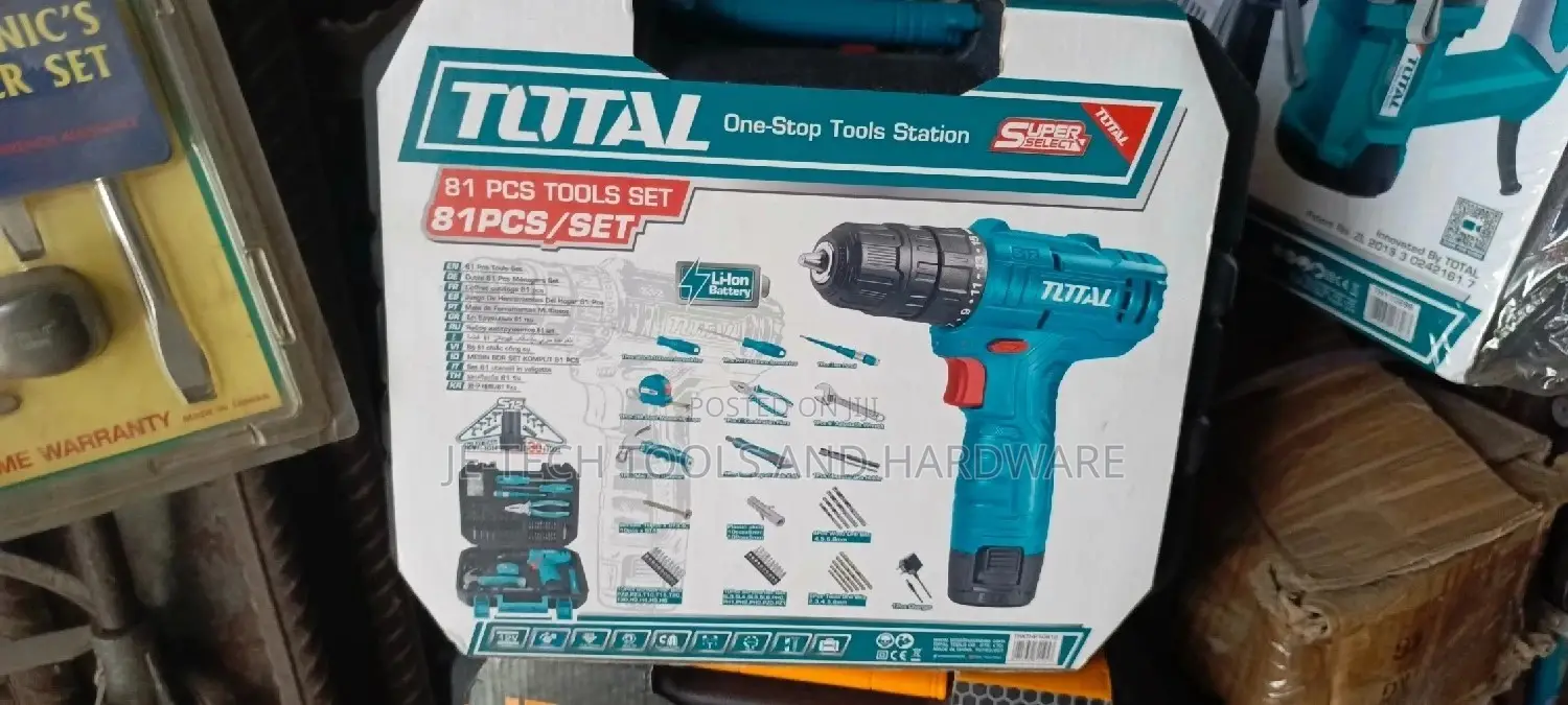Total THKTHP10812 Tools Set 12V 81pcs