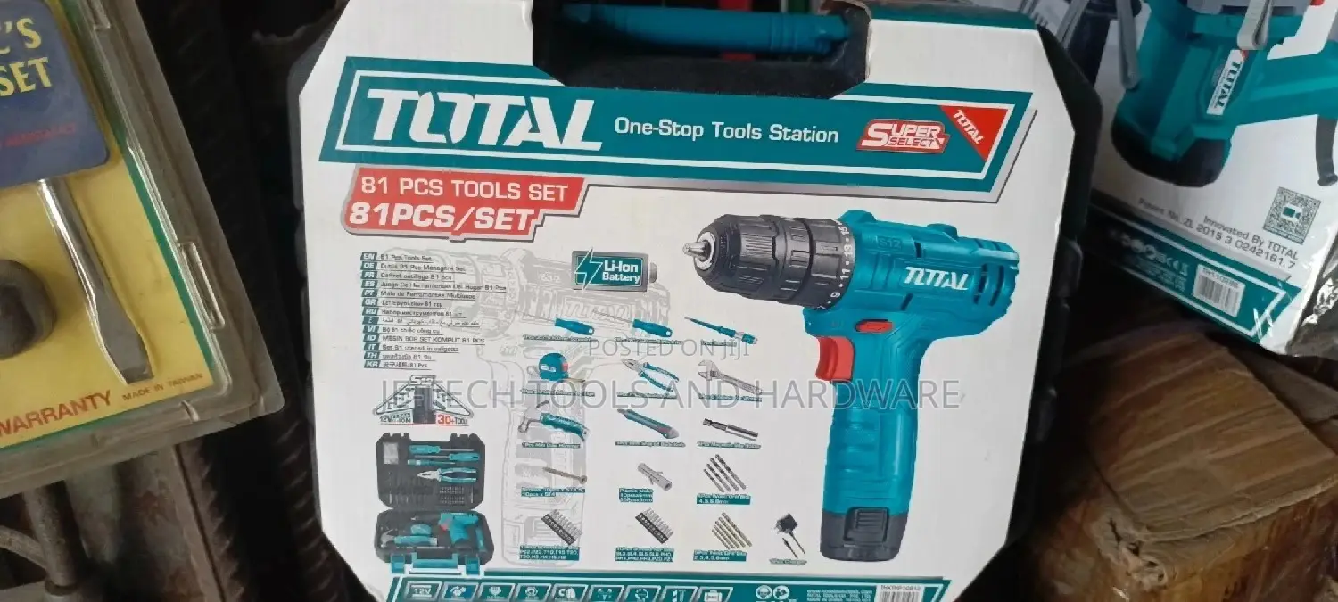 Total THKTHP10812 Tools Set 12V 81pcs